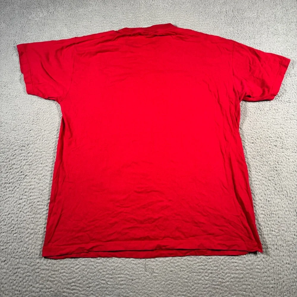 Vintage Phat Doc Shirt‎ Mens XL Red Bob Marley Uprising World Tour Pullover Tee